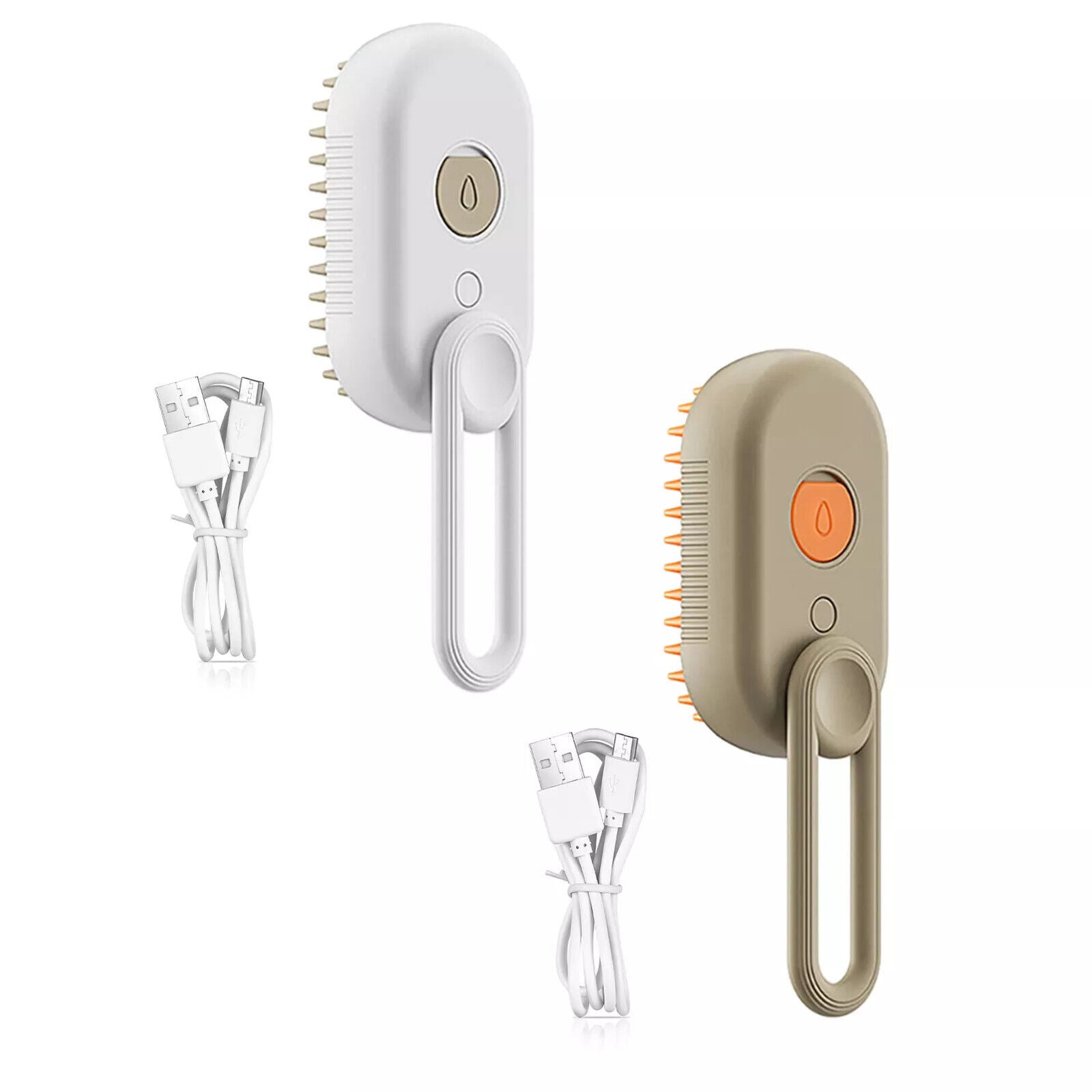 Cat Steam Brush Steamy Dog Brush 3 in 1 Electric Spray Massage Pet Grooming UK
